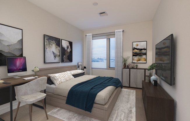 2 beds, 2 baths, 1,075 sqft, $4,800, Unit 513