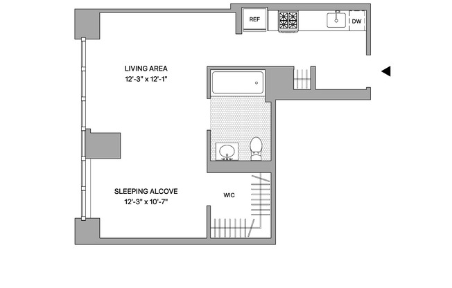 Studio, 1 bath, $4,020, Unit 1902