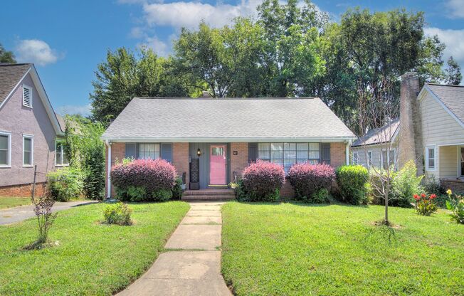 Discover this beautifully updated full brick single-family home in the heart of the historic Wesley Heights neighborhood, just minutes from Uptown Charlotte