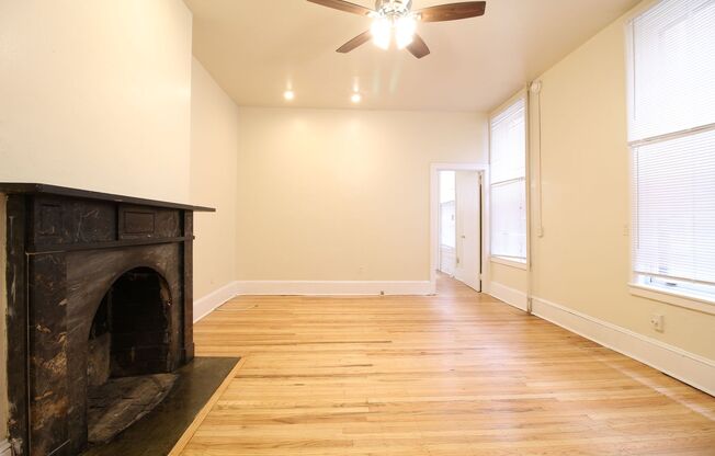 Large 1 BR w/ Decorative Fireplace & More!*Available September*
