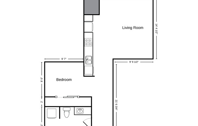 Studio, 1 bath, 655 sqft, $1,425, Unit WR 305-425
