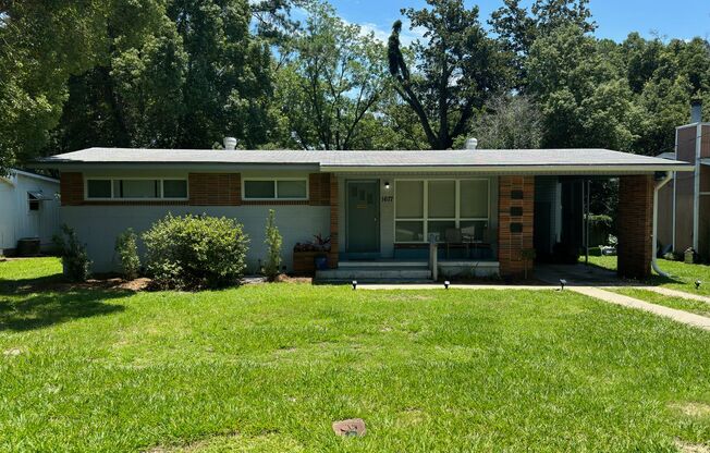 AWESOME 4/2 House w/ Wood Floors, Huge Screened in Deck, Fenced Yard, & W/D! Walk To the STADIUM & Collegetown! Available Aug 1st for $1825/month!