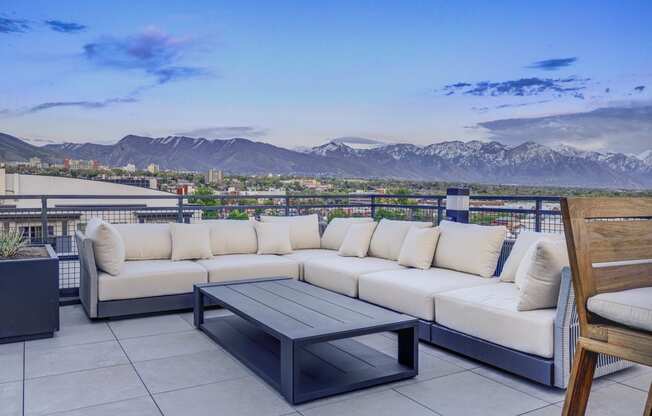 Outdoor patio area