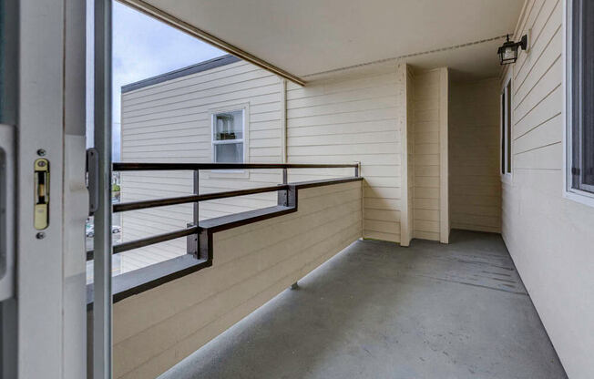 Spacious Balcony at Hill Crest Apartment Homes, Washington, 98126