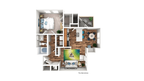 1 bed, 1 bath, 843 sqft, $1,359