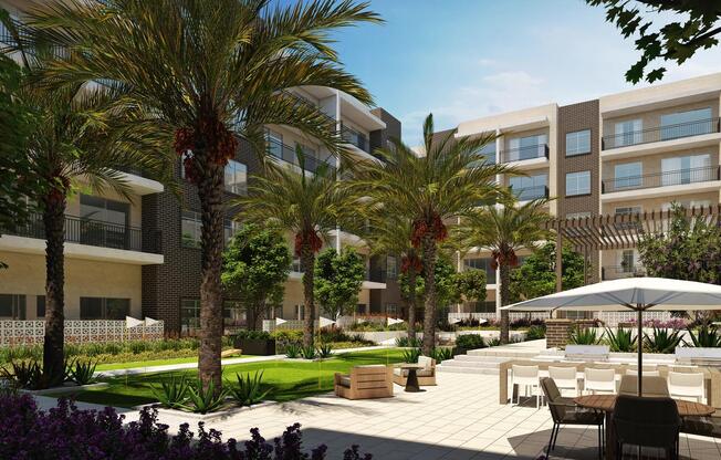Practice your short game on our ten-hole putting green in Modera Kierland’s lush landscaped courtyard.