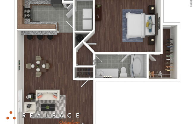 1 bed, 1 bath, 860 sqft, $2,229