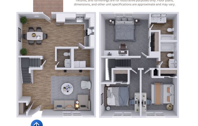 3 beds, 2.5 baths, 1,425 sqft, $1,500, Unit 09G