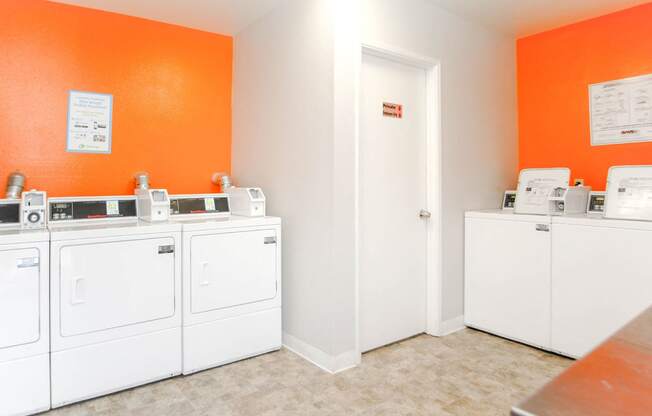 Community laundry room at Sherman Oaks Gardens.