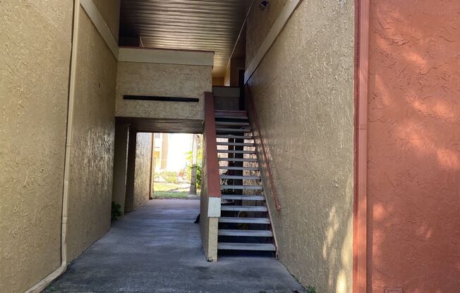 Large 1 bedroom Condo on Second Floor Overseeing Community Pool in Casselberry