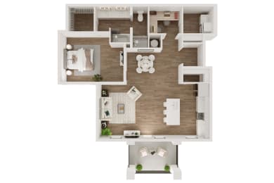 1 bed, 1 bath, 1,195 sqft, $1,345