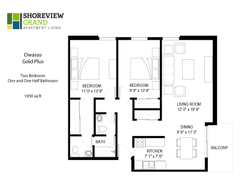 2 beds, 1 bath, 1,050 sqft, $1,565