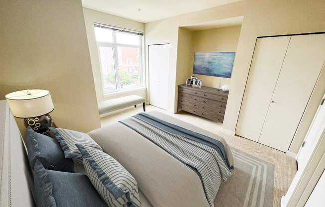 Penthouse Bedroom at Axis, Seattle Washington