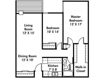 2 beds, 1 bath, 994 sqft, $1,595