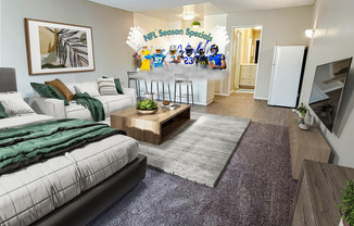 Studio, 1 bath, 500 sqft, $1,525