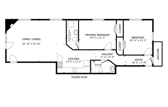 2 beds, 1.5 baths, 1,008 sqft, $2,995, Unit 3