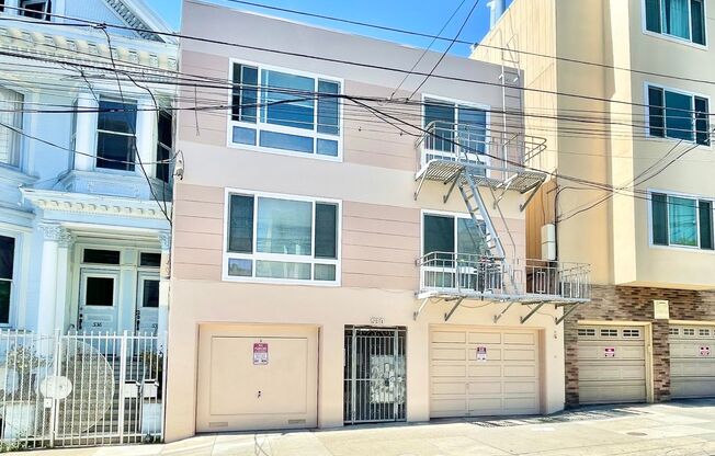 Spacious and Bright 1BR/1BA Top Floor Unit in the Mission!  Laundry! Parking!  PROGRESSIVE