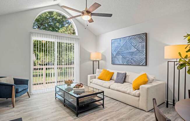 model living room at Pointe Royal, Kansas, 66213