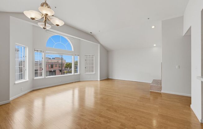 Top-Floor 3BR in Duplex Near BART | Vaulted Ceilings | In-Unit Laundry | Garage Parking