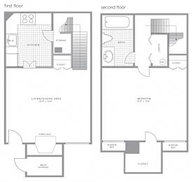 1 bed, 1 bath, 707 sqft, $2,057