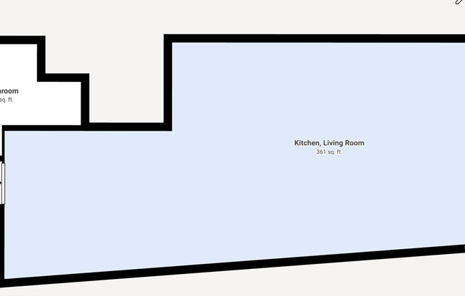 Studio, 1 bath, 450 sqft, $1,800, Unit T36