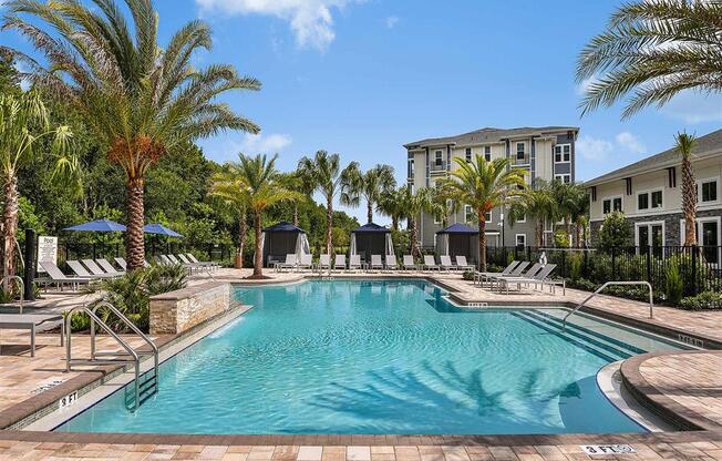 Resort-Style Pool at The Morgan Luxury Apartments in Orlando, FL