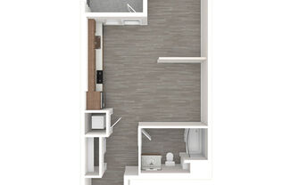 Studio, 1 bath, 531 sqft, $3,065