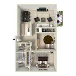 2 beds, 2 baths, 924 sqft, $1,400