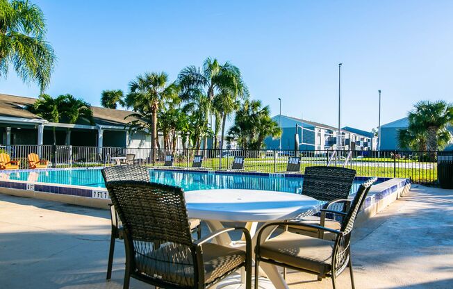 Poolside Sitting Area