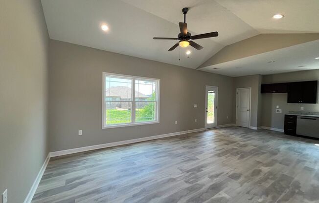 New Construction Home in Plum Springs with large 2 car garage!