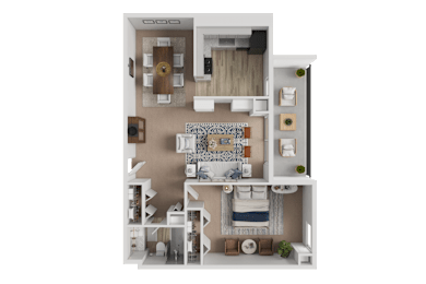 1 bed, 1 bath, 685 sqft, $1,575