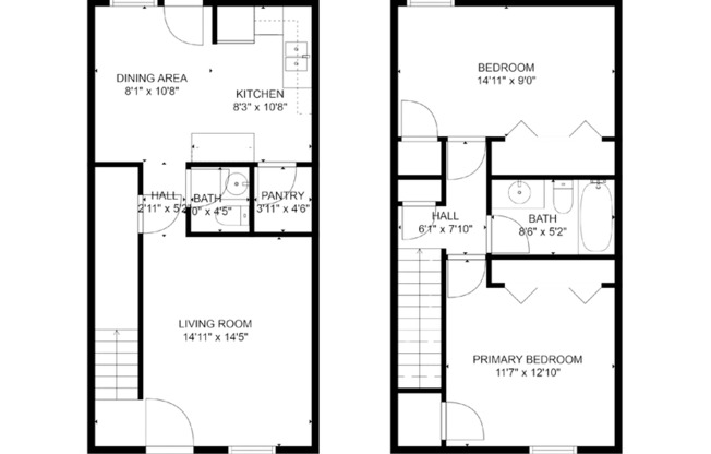 2 beds, 1.5 baths, 1,002 sqft, $1,288, Unit 688