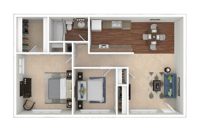 2 beds, 1 bath, 800 sqft, $1,775