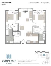 2 beds, 2 baths, 1,093 sqft, $3,125