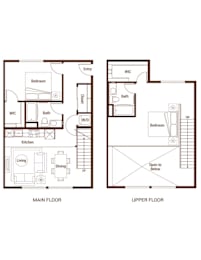 2 beds, 2 baths, 1,210 sqft, $3,030