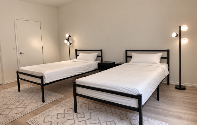 A 2 Bedroom, 2 Bathroom with a dining room and fully functional kitchen at 10600 Wilshire Unit 308