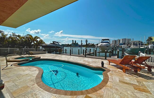 Available June 1st | Stunning Waterfront Home in Madeira Beach – 3 Bed / 3 Bath