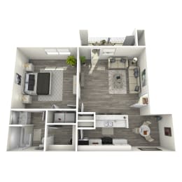 1 bed, 1 bath, 775 sqft, $1,083