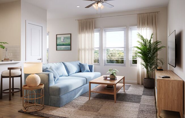 2 beds, 2 baths, 1,340 sqft, $2,150, Unit 6105