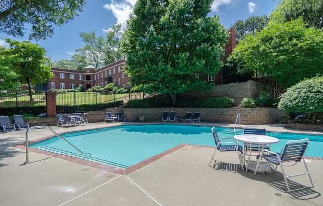 Resort stlye swimming pools at Centennial Place in Atlanta, Georgia