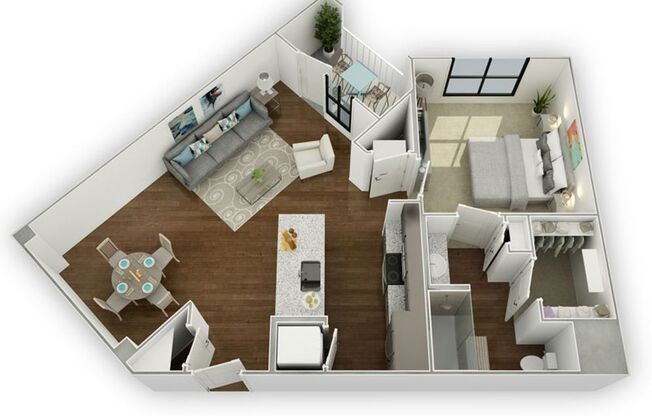 1 bed, 1 bath, 849 sqft, $1,589, Unit 110-405