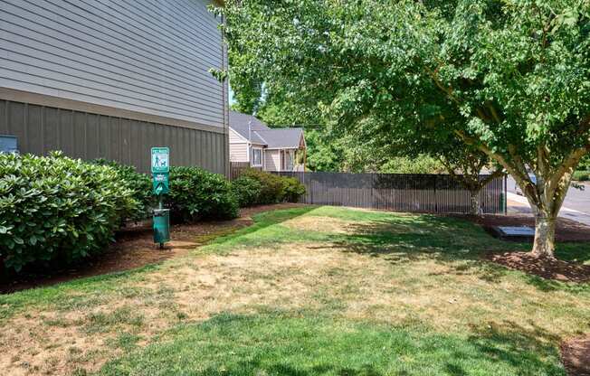 Backyard at Monroe Avenue Apartments, Salem, OR