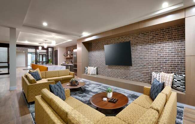 The Stack Apartments Kiln Lounge Entertainment Center