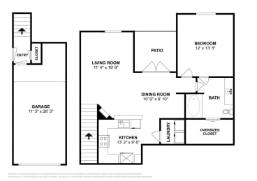 1 bed, 1 bath, 925 sqft, $1,475