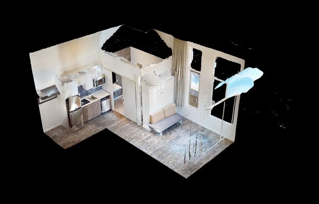 Studio, 1 bath, 262 sqft, $1,279, Unit 206