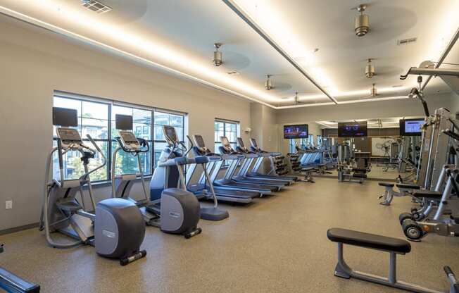 Gym  at Townhomes at Woodmill Creek, Texas