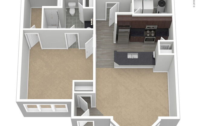 1 bed, 1 bath, 860 sqft, $1,839