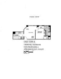 1 bed, 1 bath, 550 sqft, $1,475