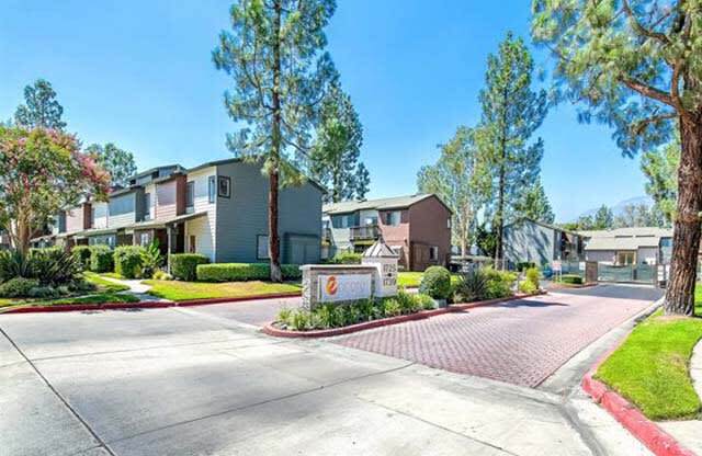 Exterior View of Encore's Building Showing Expansive Community at Encore Apartments, Ontario, California