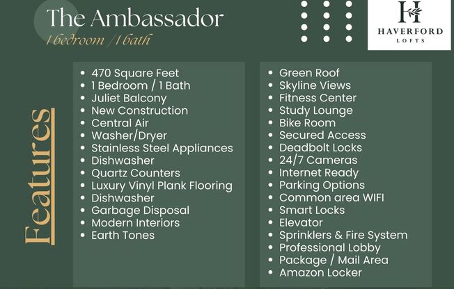 1 bed, 1 bath, 505 sqft, $1,500, Unit 3B